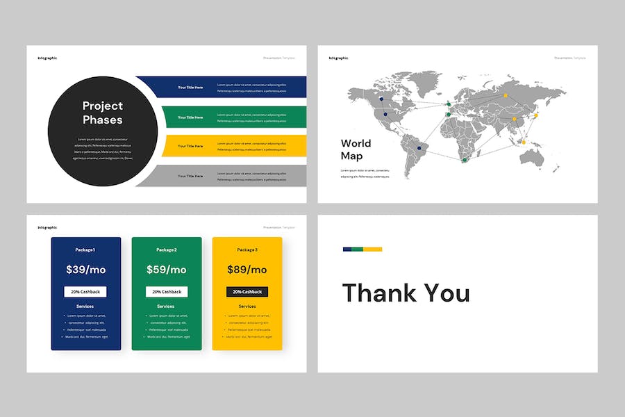 数据信息图可视化图表展示PPT模板 - 顶尖PPT