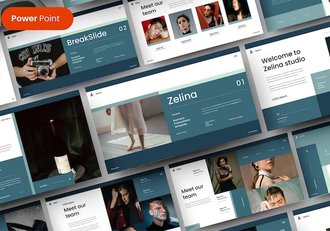 欧美商务风格企业团队介绍PPT模板 - 顶尖PPT