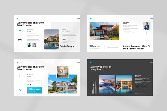 房地产PowerPoint模板 - 顶尖PPT