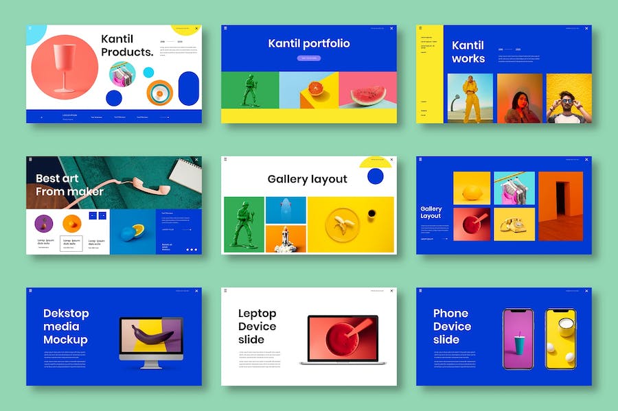 商务业务团队协作管理Keynote模板 - 顶尖PPT