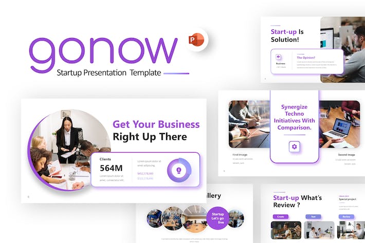 国外创意紫色创业融资项目合作工作总结商业PPT模板 - 顶尖PPT