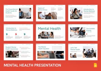 心理健康咨询治疗服务介绍PPT模板 - 顶尖PPT