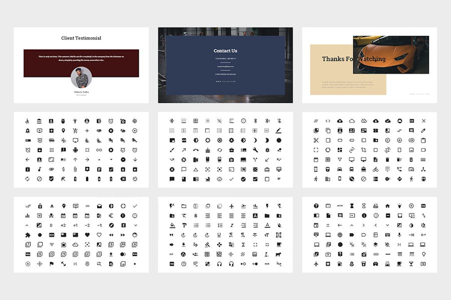 汽车公司年度总结报告PPT模板 - 顶尖PPT