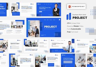企业项目管理策划推介运营方案展示规划PPT模板 - 顶尖PPT
