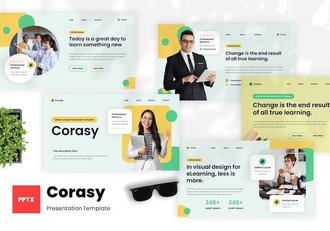 在线教育课程设计教学PPT模板 - 顶尖PPT