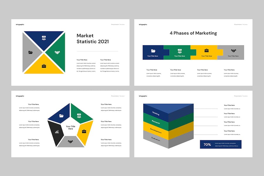 数据信息图可视化图表展示PPT模板 - 顶尖PPT