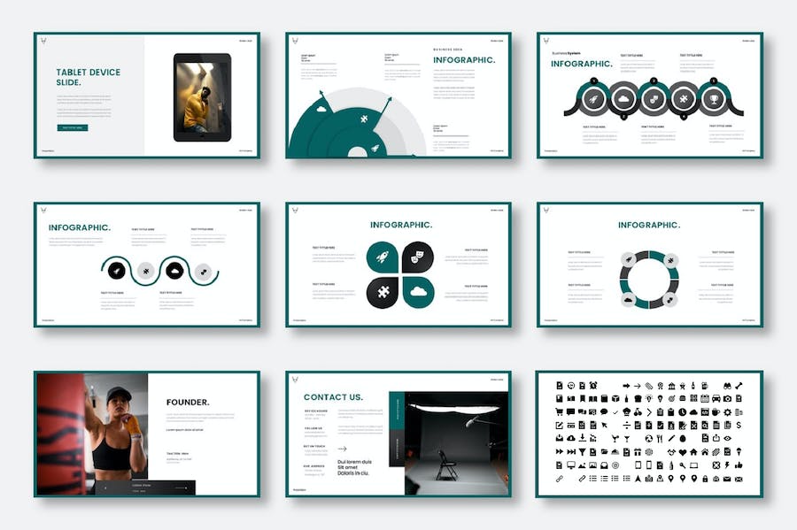 商业企业运营管理方案Keynote模板 - 顶尖PPT