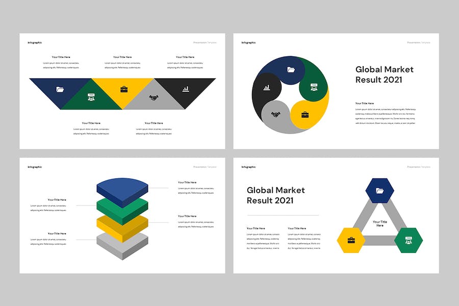 数据信息图可视化图表展示PPT模板 - 顶尖PPT