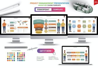 项目管理规划图形图表PPT模板 - 顶尖PPT