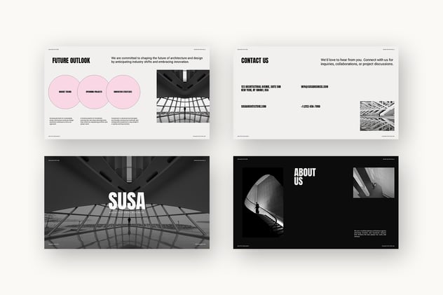 建筑师套件主题创意Keynote模板 - 顶尖PPT