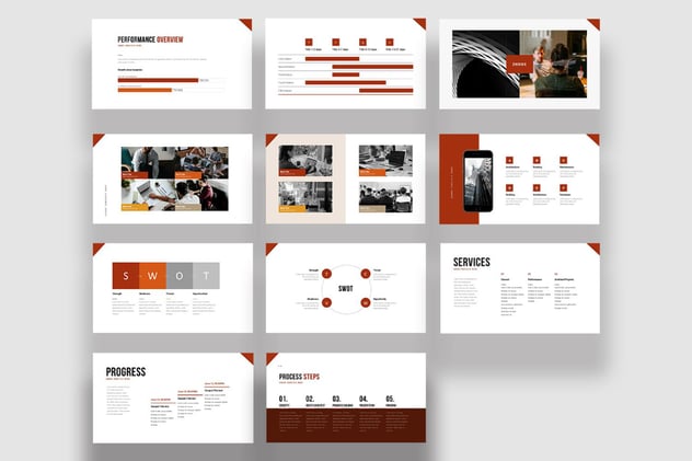 商务风格企业简介keynote模板 - 顶尖PPT