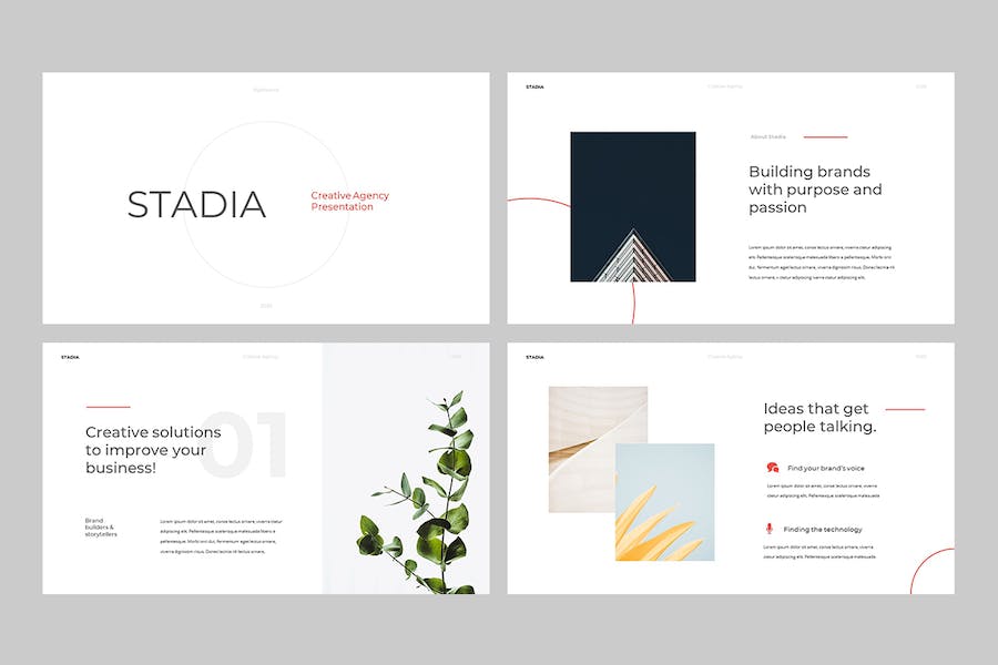 极简风格企业介绍宣传PPT模板 - 顶尖PPT