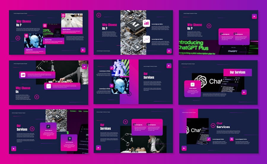 AI人工智能keyntoe模板 - 顶尖PPT