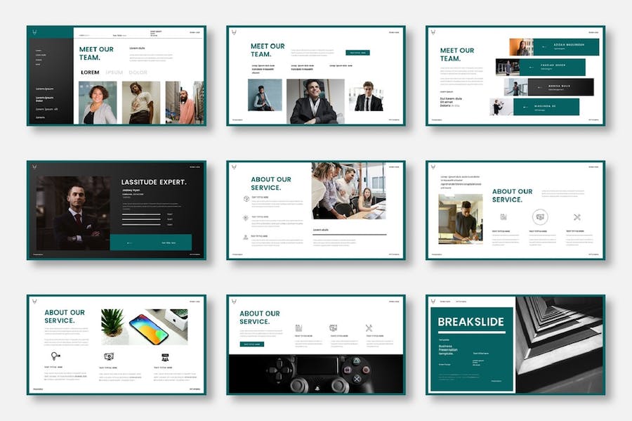 商业企业运营管理方案Keynote模板 - 顶尖PPT