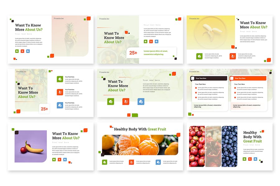 新鲜水果市场分析报告keynote模板 - 顶尖PPT