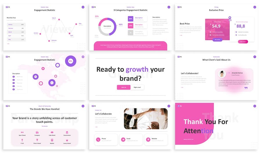 有影响力的人物或机构PPT模板 - 顶尖PPT