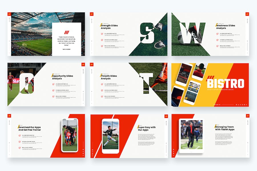 小酒馆足球PPT模板 - 顶尖PPT