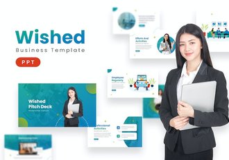 愿望清单目标规划管理PPT模板 - 顶尖PPT