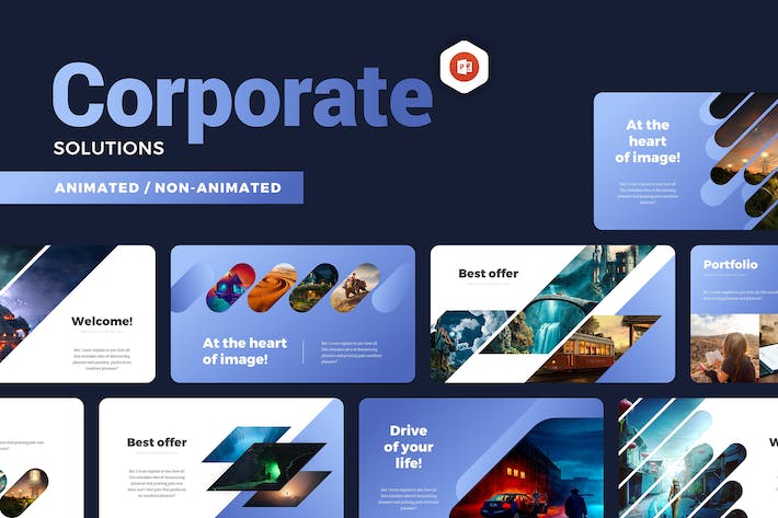 创意精美摄影图片展示行业数据分析多用途PPT模板 - 顶尖PPT