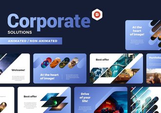 创意精美摄影图片展示行业数据分析多用途PPT模板 - 顶尖PPT