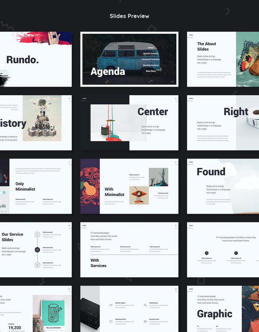 极简风格商务企业介绍工作计划总结PPT模板 - 顶尖PPT