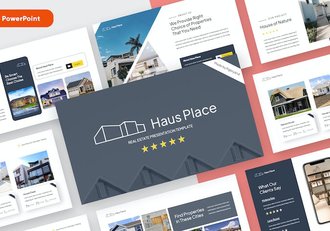 高级房地产置业公司介绍PPT模板 - 顶尖PPT