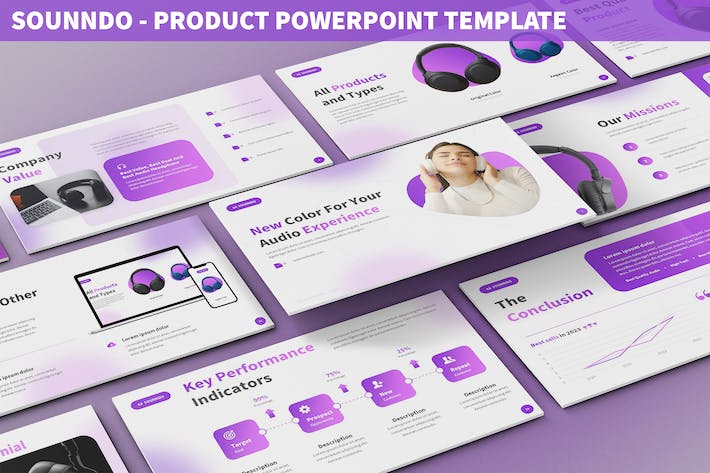 产品展示推广详细参数介绍PPT模板 - 顶尖PPT