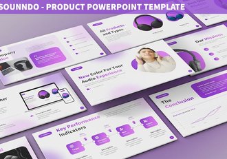 产品展示推广详细参数介绍PPT模板 - 顶尖PPT