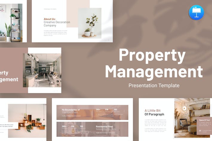 物业管理公司介绍展示keynote模板 - 顶尖PPT
