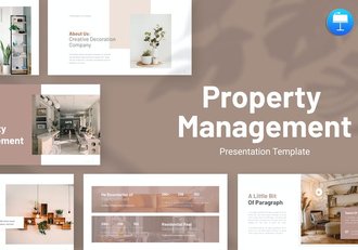 物业管理公司介绍展示keynote模板 - 顶尖PPT