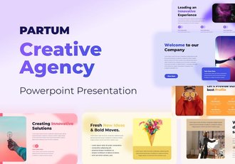 创意机构业务宣传展示PPT模板 - 顶尖PPT