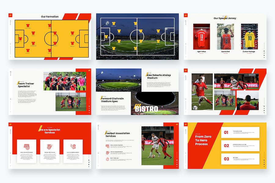 小酒馆足球PPT模板 - 顶尖PPT