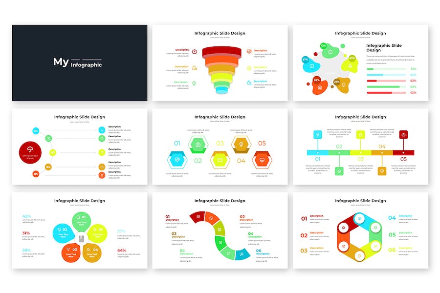 业务信息图表PPT模板 - 顶尖PPT