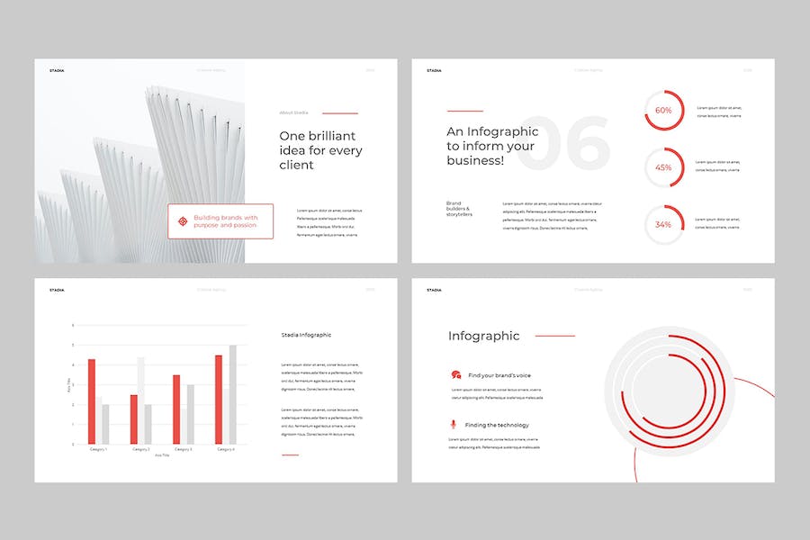 极简风格企业介绍宣传PPT模板 - 顶尖PPT