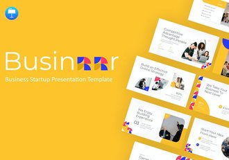初创企业主题演讲keynote模板 - 顶尖PPT