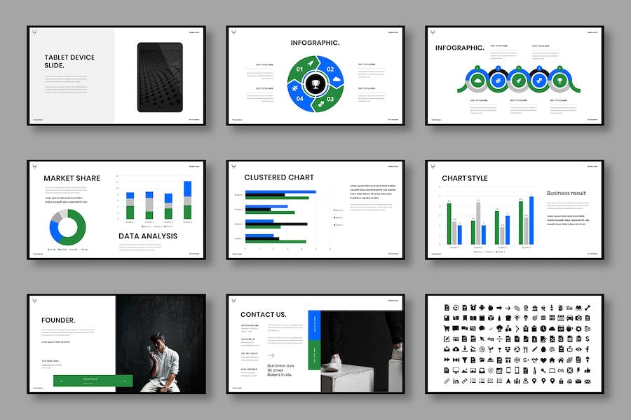 商务品牌设计方案企业形象推介PPT模板 - 顶尖PPT