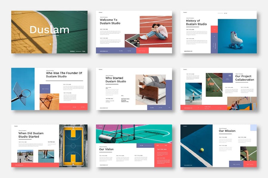 创意商务风格设计展示PPT模板 - 顶尖PPT