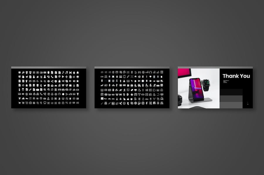 商务风格产品展示发布PPT模板 - 顶尖PPT