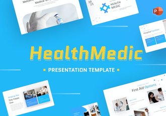 医疗医学研究新冠疫苗PPT模板 - 顶尖PPT