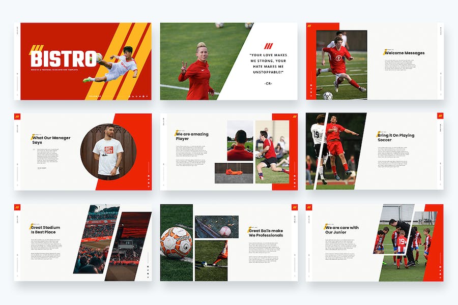 小酒馆足球PPT模板 - 顶尖PPT