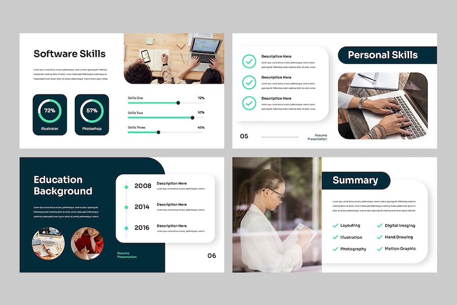 个人简历求职应聘讲述Keynote模板 - 顶尖PPT