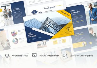 企业机构业务服务展示PPT演示模板 - 顶尖PPT