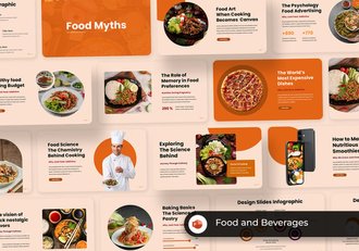 食品和饮料主题PPT模板 - 顶尖PPT