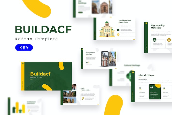 欧式古典建筑介绍keynote模板 - 顶尖PPT