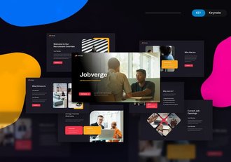 企业人才招聘校园招聘宣讲Keynote模板 - 顶尖PPT