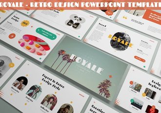 创意国外复古风格PPT模板 - 顶尖PPT