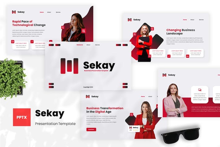 商务服务运营管理PPT模板 - 顶尖PPT