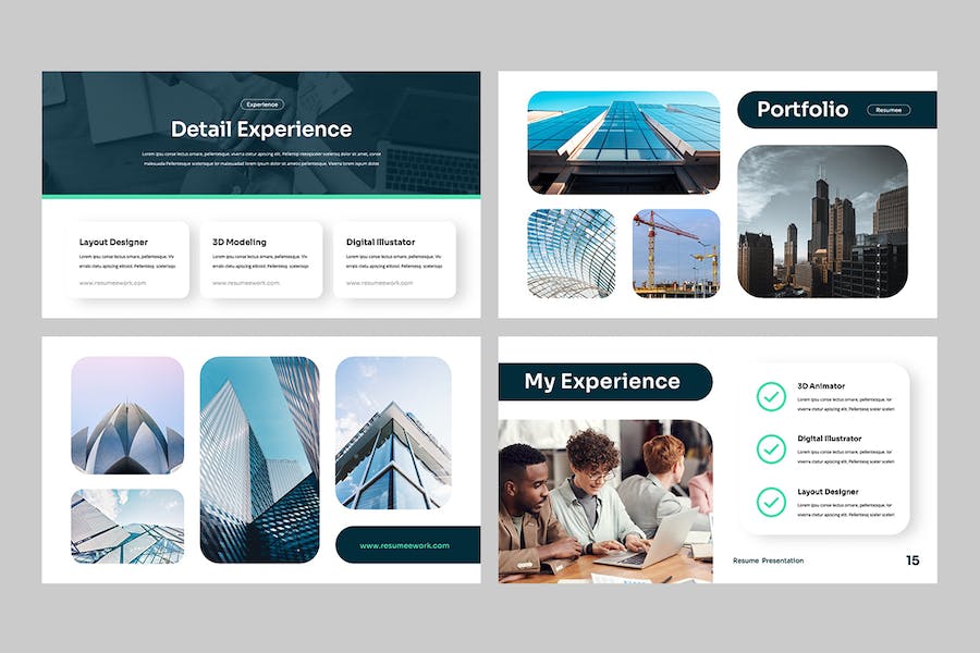 个人简历求职应聘讲述Keynote模板 - 顶尖PPT
