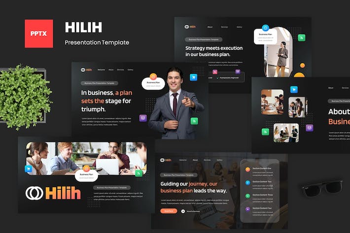 商业计划讲述展示融资方案PPT模板 - 顶尖PPT