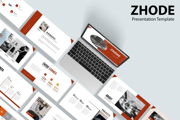 商务风格企业简介keynote模板 - 顶尖PPT